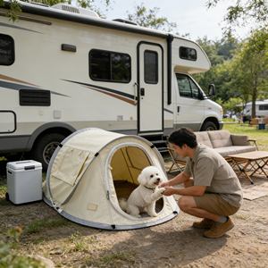 Tente de camping pour animaux de compagnie de qualité supérieure, professionnelle, pour l'extérieur, avec fenêtre, pour <span class=keywords><strong>la</strong></span> randonnée, le camping, les abris et les aventures - Product Image 4