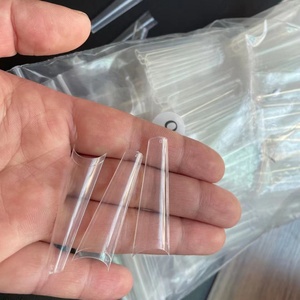 Xxxl Long Coffin C Curve Nail Tips Nueva llegada Xxl Long Square French ABS Nail Art <span class=keywords><strong>Uñas</strong></span> Punta para venta al por mayor - Product Image 4