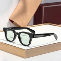 JMM JULIEN 47-25-146 Lunettes de soleil de haute qualité pour hommes et femmes, lunettes de soleil de créateur, style punk classique, luxe, acétate, UV400, avec boîte