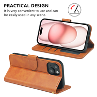 Étui de téléphone en cuir de luxe pour iPhone 15 Pro Max Plus 16 13 12 11 mini NFC flip iPhone 14 sac