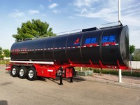 Semi-remorque Réservoir en acier au carbone pour le transport de bitume Stockage de mazout-Remorques de camions