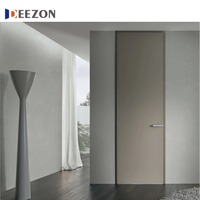 Portes en bois moulurées apprêtées blanches, ignifuges, écologiques, durables, pour chambre et extérieur, pré-montées, prix de gros