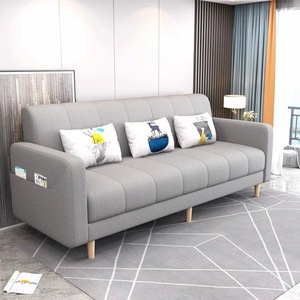 Canapé-lit inclinable moderne personnalisé <span class=keywords><strong>Gary</strong></span> Blue peu encombrant avec accoudoirs rembourrés pour meubles de chambre à coucher et de salon - Product Image 1