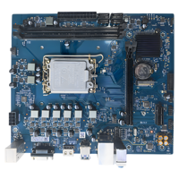 Motherboard Desktop M-ATX H610M-PLUS Baru dengan Chipset Intel H610 LGA1700 untuk SATA M.2, Slot RAM DDR4 Ganda 32GB