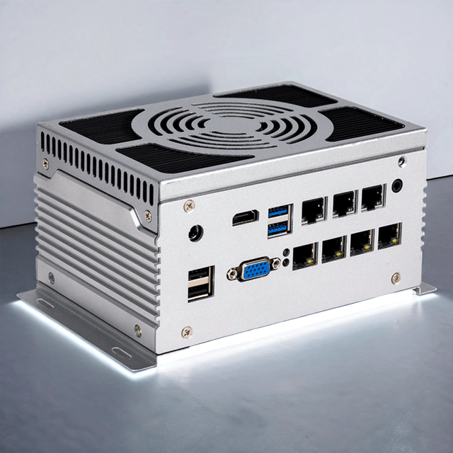 Cheap Industrial Mini Box PC Intel Core I5 VGA 4G GPIO RS232/RS485 Dual 7 LAN Wide 11th Industrial Stock M.2 I5 for Drive
