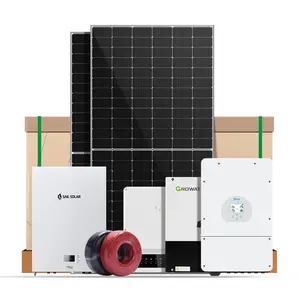 Whole House Solar Generator 6 KW Solar Panel Kit 6000w Solar System For Home Complete Kit