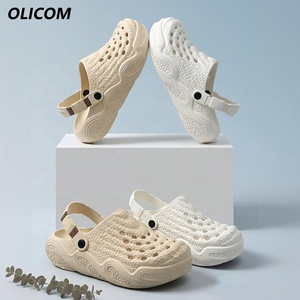 OLICOM Sabots personnalisés avec logo pour hommes et femmes, orthopédiques, avec soutien de la voûte plantaire, chaussures de jardin, sandales, pantoufles avec semelles intérieures pour fasciite plantaire - Product Image 1