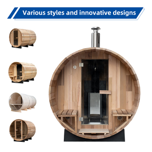 أفضل ساونا هجينة في الهواء الطلق بأقل سعر للمنزل ساونا بودر مسبق الصنع للمنزل 4 أشخاص لاختيارية - Product Image 4