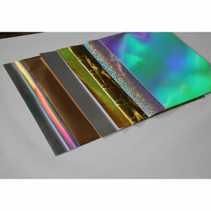 Shandong Factory Wholesale Laser and Inkjet Printed 65gsm Waterproof Rainbow Holographic Paper Roll <b>A4</b> Size Stickers - Product Image 1