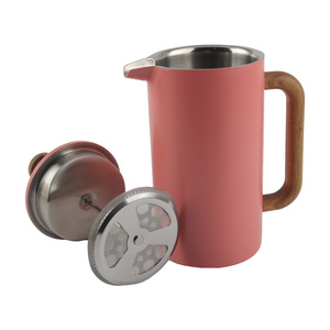 Cafetière isotherme et presse-café en acier inoxydable moderne, facile à nettoyer - Product Image 5