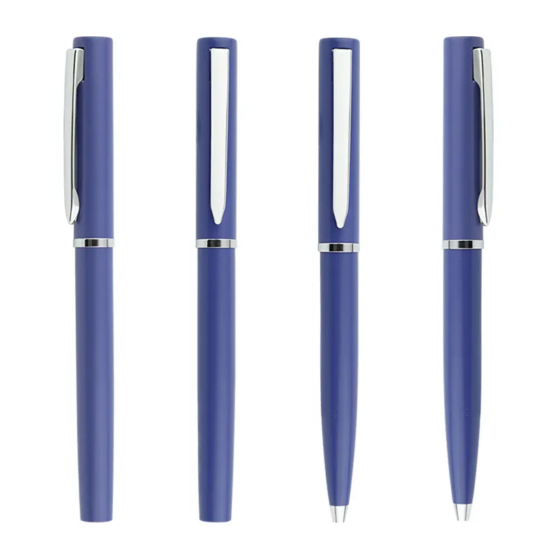 2023 new model Writing Smooth Promotion simple design custom logo ballpoint pens for