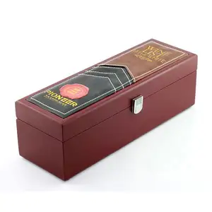 शराब की बोतलों के लिए लकड़ी के बक्से बांस बर्फ वाइन स्टोन लकड़ी का बक्सा ग्रेंज लकड़ी का वाइन बॉक्स