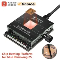 Station de préchauffage et de réparation YCS 2S pour soudure, table chauffante pour puces de téléphones et circuits intégrés, décollement de colle, affichage de la température, outils de réparation