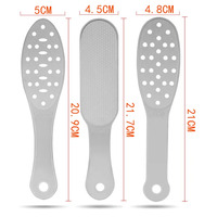 Soin des pieds professionnel, pédicure, grattoir à pieds en métal, acier inoxydable, éliminateur de callosités, limes à pieds