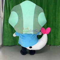 Costume de mascotte gonflable personnalisé en forme de lion de mer, costume de mascotte de phoque de dessin animé en peluche pour la promotion d'événements