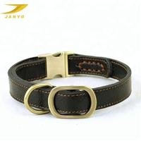 Ensemble collier et laisse pour chien en cuir tressé cousu main, couleur personnalisée, marron foncé vintage, plusieurs tailles, articles pour animaux de compagnie de qualité supérieure