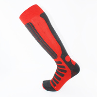 Chaussettes de ski à compression haute (20-30 mmHg) avec logo personnalisé, pour hommes, femmes et jeunes, écologiques, longues, pour le sport, vente en gros OEM