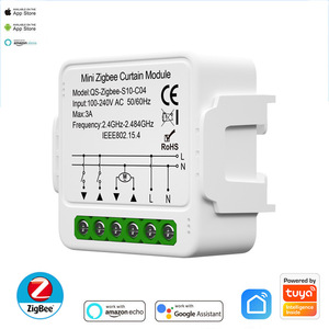 Module de rideau Zigbee LEDEAST QS-Zigbee-S10-C04 Mini prend en charge l'application intelligente Tuya, contrôle à distance pour les stores enrouleurs et les moteurs de volets roulants - Product Image 4