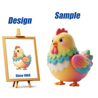 Figurines en PVC et résine plastique Shengye, nouvelle conception personnalisée, anime, personnage 3D, poussin, dessin animé, figurine d'action, poupée, jouets