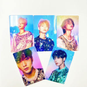 Tarjeta de holograma de fotos Kpop de punto de alta calidad, entrega de tarjeta impermeable de plástico PVC - Product Image 6