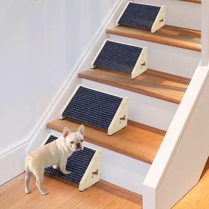 Wooden Pet Stair Ramp For Dogs Indoor Portable Step <b>Ladder</b> Small Dog Climbing Aid With Non-Slip Surface - Product Image 1