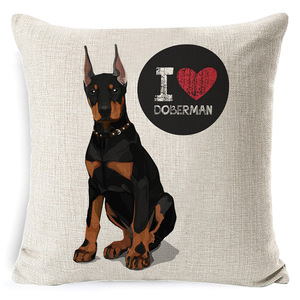 Fundas de almohada <span class=keywords><strong>I</strong></span> <span class=keywords><strong>LOVE</strong></span> <span class=keywords><strong>BEAGLE</strong></span> con diseño de celebridades para uso doméstico y hotelero, 100% poliéster, personalizables - Product Image 4