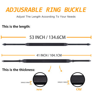 Nhà Sản Xuất Có Thể Điều Chỉnh Máy Ảnh Vành Đai Cổ Mềm <span class=keywords><strong>Neoprene</strong></span> Ống Nhòm Cổ Dây Đeo Phổ Thoải Mái Nhanh Chóng Phát Hành Máy Ảnh Dây Đeo - Product Image 2