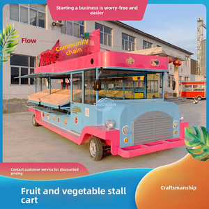 High Quality Heavy Duty Mobile Food Truck Fashion Fast Food Kiosk Stand For Outdoor Coffee And Snack Business - Product Image 6
