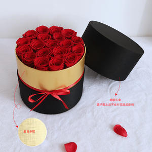Commerce extérieur transfrontalier Chine, fleur éternelle, seau de fleurs, fleur préservée, boîte à fleurs, cadeau de la fête des amoureux, cadeau de la Saint-Valentin, cadeau de rose - Product Image 2