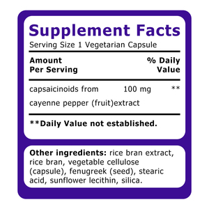 Private Label Slimming Capsules with Capsaicinoids from Cayenne Pepper Extract Supporting <b>Your</b> Healthy Weight Goals Dietary Caps - Product Image 6
