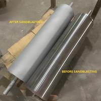 Machine de sablage de tuyaux automatique à haute productivité et longue durée de vie, moteur pour l'élimination de la rouille, la préparation de la peinture, le métal