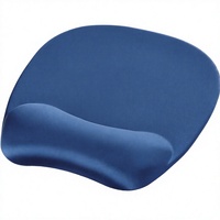 Tapis de souris ergonomique portable en caoutchouc avec repose-poignet, base antidérapante confortable, surface imperméable, accessoire pour ordinateur portable de bureau