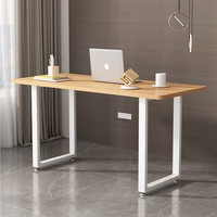 Support de table de style industriel, pieds de support métalliques, pieds de conversion de bureau, pieds de bureau personnalisés, étagère en fer pour bureau ou établi