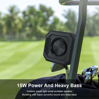 Penjualan Panas Speaker Nirkabel Portabel 15w CYB-X1S-Golf, Speaker Golf Magnetik Tahan Air IPX7 untuk Luar Ruangan.
