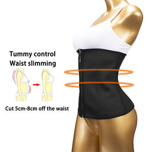 Drop Ship 9 Steel Os Removal Hook Zipper Belly Slimming Wrap Belt Plus Size Latex Fat Lose Reducing Women Waist Trainer - Product Image 4