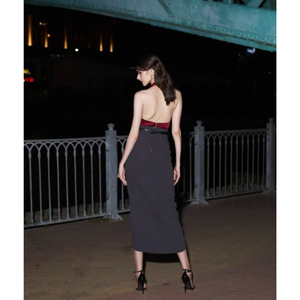 ชุดเดรสออกงานของผู้หญิงชุดเดรสผ้าหรูผ้าคุณภาพดีออกแบบโลโก้ได้ตามต้องการจากผู้ผลิตในเวียดนาม - Product Image 4