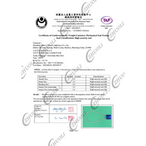 2.0 मिमी स्टील तार केबल लॉक धातु सुरक्षा सील एल्यूमीनियम मिश्र धातु कंटेनर केबल सील नीले - Product Image 4