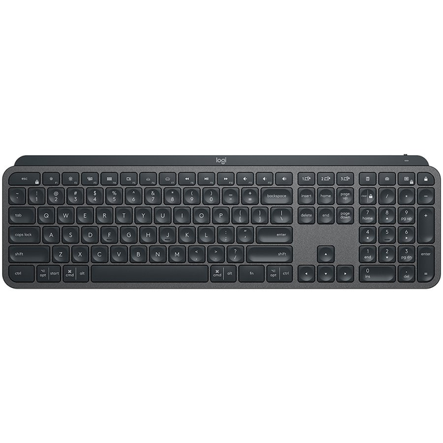 Logitech MX Keys for Mac 2.4GHz Gaming Keyboard Dual Mode Backlight Rechargeable Wireless Keyboard