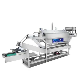 Stainless Steel Electric Flat Noodle Machine Automatic Rice Noodle Chinese HO FUN Fresh Noodle Pasta Making Equipment