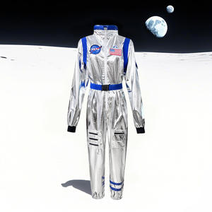 هالوين الكبار الفضاء زي الفضة الفضاء الطيار تأثيري المتجول حزب الأرض باعتبارها نيسيي - Product Image 1