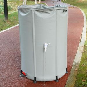 Baril de collecte d'eau de pluie portable en PVC, système de collecte d'eau de pluie, baril d'eau pour jardin, baril de pluie pliable - Product Image 5