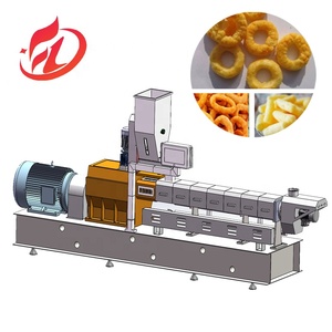 Línea de producción de hojaldre de maíz de acero inoxidable completamente automática pequeña nueva condición para producción de alimentos de bocadillos de maíz pequeños - Product Image 2