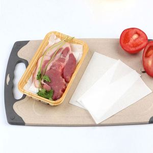 Direct usine Tampon absorbant pour fruits 120x80mm en pâte fluff, absorption d'eau 715ml/m², écologique, motif raisin - Product Image 2