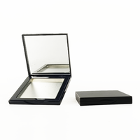 Boîtier compact en plastique vide à 1 compartiment, recyclable, pour palette de fards à paupières, poudre libre, crème pour le visage, rouge à lèvres, crème pour les yeux, lotion, soins de la peau
