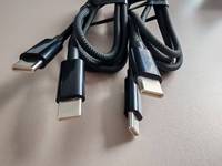 Cable USB Tipo-C a Tipo-C, Carga Rápida de 3A, Conductor de Cobre Puro para Móviles y PC