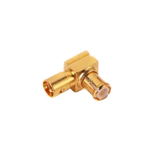 Right Angle Crimp Connector MCX Male RF Coaxial Connector for .086 RG405 Cable