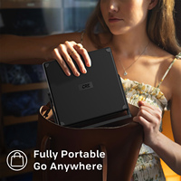 Vidéoprojecteur intelligent CRE CR52 natif 1080P, prend en charge la 4K, 300 lumens, avec support réglable intégré, projecteurs portables pour la maison