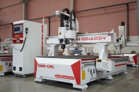 Mesin Router CNC 3 Axis dengan Pisau Getar, Pengganti Alat Otomatis, Sistem CCD, Motor Servo Tunggal, Material Fleksibel