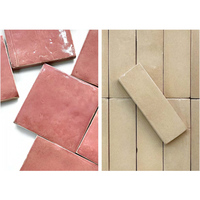 Plinthes en zellige marocaines, carreaux de céramique faits à la main, bleu nuit glacé, carreaux muraux et de sol personnalisables