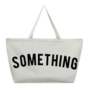 Popular Design White Custom Extra Large Reusable Shopping Eco Friendly <b>Canvas</b> <b>Tote</b> Bag - Product Image 1